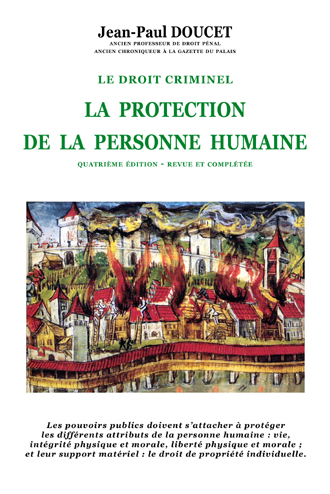 Photo de couverture de " La protection de la personne humaine "